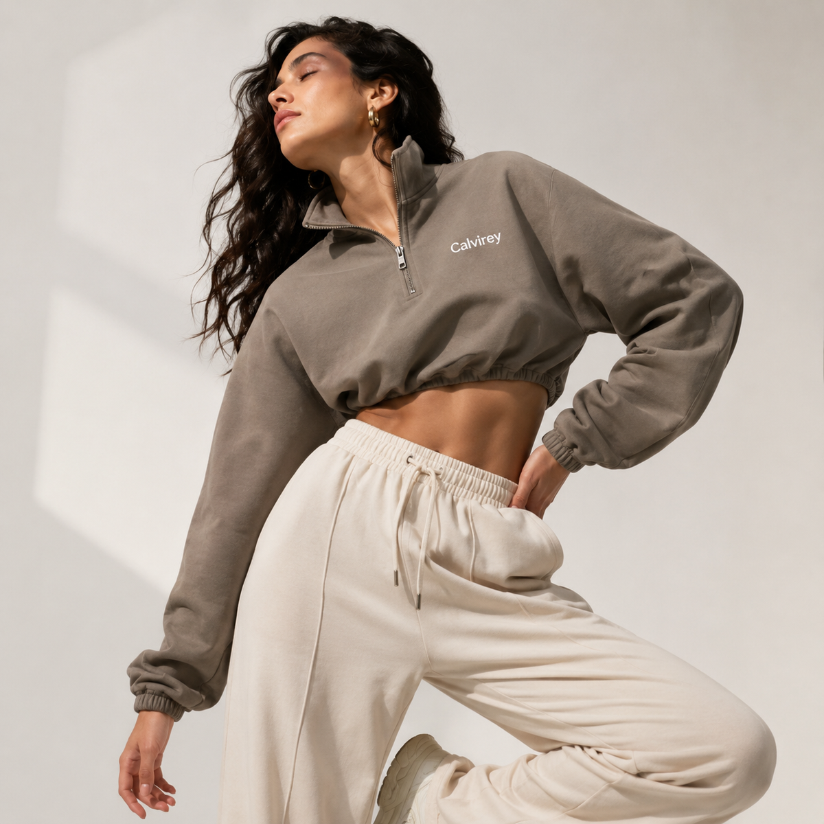Calvirey™ Stoneflow Slouch Pullover